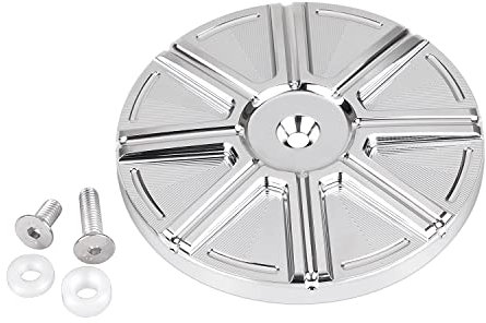 XMMT Personalizzato Contrast Cut Alluminio Big Sucker Coperchio filtro aria Per Harley Softail Sportster Dyna Touring Electra Glide Road King, Cromo