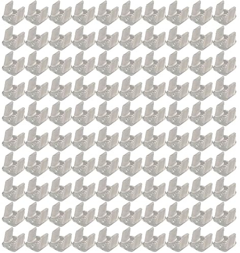 Lot de 100 clips de fixation néon en silicone pour bande lumineuse LED 8 mm