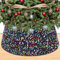 OMKSIH Weihnachtsbaum-Halsband-Box, 61 cm, Weihnachtsbaumrock, bunte Pailletten, Baumständer, Abdeckung, Samt, Baumkragen für künstliche Bäume, Metall, Weihnachtsbaumkorb für