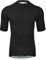 Wulibike Herren-Fahrradtrikot Kurzarm, Rennradtrikot mit halbem Reißverschluss und Taschen, Fahrradbekleidung atmungsaktiv und schnell trocknendSchwarz M