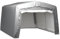 ARKEM Carpa de Almacenamiento Acero Gris 370x370 cm Garaje Exterior para Coche Tienda Cocina Camping