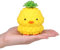 Anboor Squishy Ananas Stressbälle, Tier-Sinnesdruckspielzeug zur Angstlinderung, niedliche Enten-Squishy-Fidget-Spielzeuge für Kinder und Erwachsene als Partygeschenke