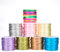 Crafans 8 rotoli di corde in nylon per perline, 8 colori, 2 mm, rotonde, intrecciate, in raso, per nodi cinesi, fili a coda di topo, fili di nylon per lavori artigianali con perline