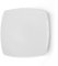 Holst Porzellan FD 227 Lot de 4 assiettes plates en porcelaine 27 x 27 cm Fine Dining Blanc 27 x 27 x 3 cm
