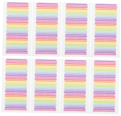 Mikinona 8sheets Lace Wig Glue Strips Skin Friendly Double Sided Tape for Wig Installation