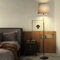 Clevich Stehlampe Wohnzimmer, Stehleuchte E27 Fassung Max. 60W, 170cm Standleuchte mit Leinen-Lampenschirm für Wohnzimmer, Schlafzimmer, Büro, Hotel, ohne Leuchtmittel (MTS-001-Grau)