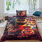 LIAOHENKAN Five Nights at Freddy's 3D Gedruckter Anime Bettwäschegarnitur Mädchen Junge Kinder Bettbezug Set Bettwäsche Weich Microfaser Reissverschluss Und Kissenbezüge 2 Teilig Single（135x200cm）