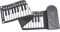 49-Tasten-Keyboard-Klavier, E-Piano mit 16 Integrierten Tönen und 10 Rhythmen, 32-stufige Beat-Steuerung, Aufrollbares Tragbares Keyboard-Klavier für Anfänger und Kinder