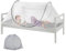 Zanzariera da Viaggio, Zanzariera con Cerniera Laterale, Zanzariera da Viaggio Pieghevole per Camera da Letto, Eesterno Campeggio per Prevenire Efficacemente le Zanzare (200 x 80 x 56 cm)