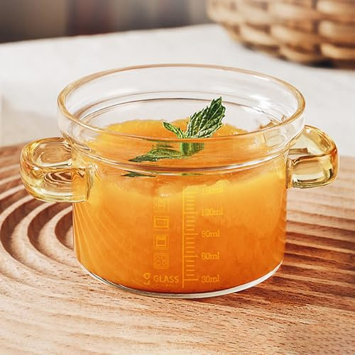 Vllentin Pentole in Vetro per Fornelli A Gas,Pentola di Vetro per Cucinare,Pentola Vetro Induzione,Non Facile da Deformare,Adatto per La Cottura sul Piano Cottura