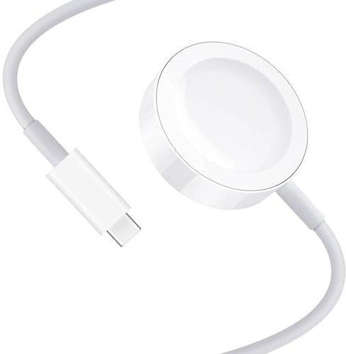 2025 Dernière Version-Chargeur Rapide pour Watch, Câble de Charge Rapide USB‑C vers Magnétique Watch (1m), Chargeur sans Fil Magnétique Compatible avec Apple iWatch Series 9 8 7 6 5 4 3 2 1 Ultra 2/1