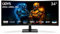 ODYS XE34-UWQ-120 Curved Gaming Monitor – 34 Zoll (86 cm) UWQHD (3440x1440), 120 Hz, 1ms, 21:9, VA-Panel, HDR10, Adaptive Sync, 122% sRGB, 1500R Krümmung, HDMI 2.1, DisplayPort