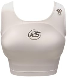 Karate Senpai |Paraseno Sportivo Donna con Top Elasticizzato per Arti Marziali – Omologato per Competizioni