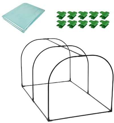 Gewächshausrahmen für große heiße Gartenhaus Rahmen Kletterpflanze/Blumen/Gemüse Outdoor Indoor