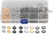 Kit di occhiali da vena 1 4 con 400 occhielli in metallo 4 colori prevenzione kit occhiet kit per occhiet per scarpe denim