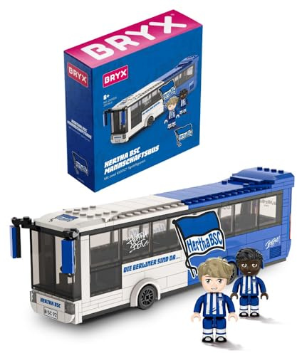 Hertha BSC Berlin 3D Bausteinsatz Mannschaftsbus BAU-Set BRYX-Steine HBSCB