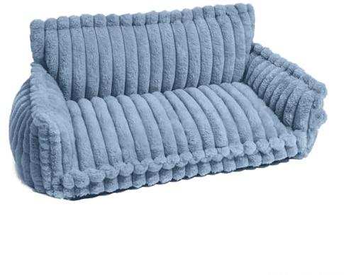 Mr Fluffy Friend - Orthopädisches Waschbares Hundesofa(M-80x57x33CM,Blau)