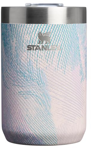 Stanley Everyday Camp Cup 350 ml | Drink Through Lid | Cup for Coffee, Tea and Drinks | Insulated Stainless Steel | BPA Free | Sea Glass Plume
