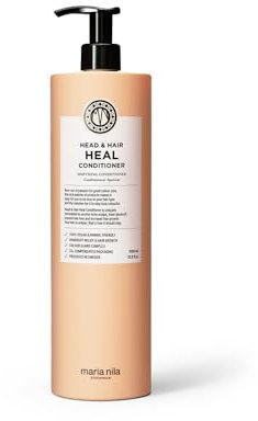 Maria Nila - Head & Hair Heal Conditioner, 1 Liter - Beruhigende Pflegespülung gegen Schuppen und Haarausfall - Mit Aloe Vera & Colour Guard Complex - Vegan & Tierfreundlich - Extragroß