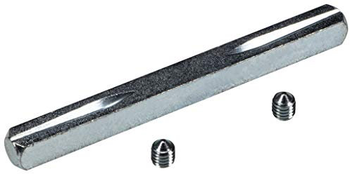 JUVA Drückerstift Eisen-Vierkantstift 8mm für Drückergarnituren und Türgriffe - H10261 | Vierkant 8 x 95 mm | Drücker-Vierkant aus gehärteten Stahl | 1 Stück - Stift geschlitzt für Drückerpaar