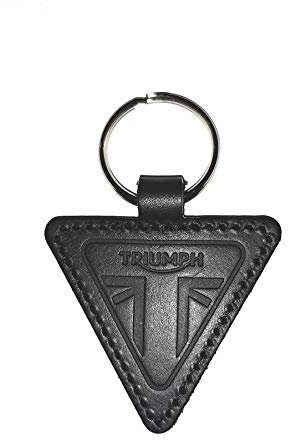 Porte CLES TRIUMPH Cuir Black Keyring