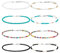 Bunte Kurze Halskette Aus Handgefertigten Perlen Für Frauen Und Mädchen Modischer Choker Schmuck Für Strand Und Urlaub 8 Stück