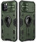 CloudValley Armor Hülle für iPhone 12 Pro Max 6.7’’ mit Kameraschutz & Ring Stand, Militärhülle mit 360° Drehbarer Ständerring, Armor Handyhülle Rüstungshülle für 12 Max 2020, Grün