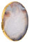 Garneck Grau Achat Untersetzer Natürliche Geode Stein Untersetzer Achat Scheibe Trinken Bahn mit Gold Rim Kaffee Tisch Tasse Matte für Zu Hause Erhalten Erhalten Bar Housewarming 8-10Cm