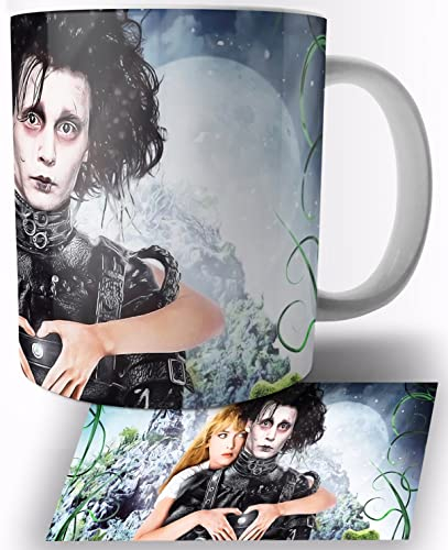 Edward Scissorhands Johnny Depp Winona Ryder Keramik Becher 325ml Tasse Mug
