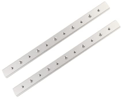 2 pièces de guide en T de 300 mm en aluminium Pinces à vis en T pour scies circulaires de table