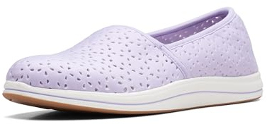 Clarks Breeze Emily - Mocassini da donna, Lilla, 6.5 Wide