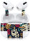 Finest Folia Aufkleber Set kompatibel mit Apple AirPod Pro kabellose Bluetooth Kopfhörer und Ladecase Vinyl Folie Skin Design Cover passgenau R190 (Pro, 01 Skulls and Snakes)