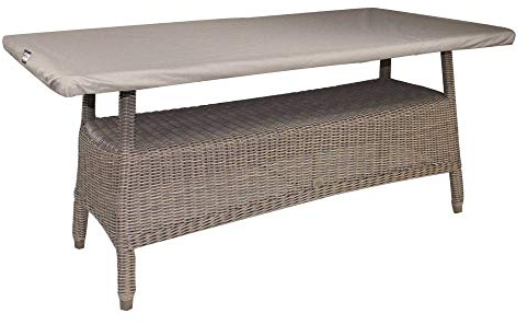 Raffles Covers Abdeckung für Tischplatten 160 x 90 cm | Atmungsaktiv | Wasserdicht | UV - beständig | Doppelt genähte, PU-versiegelte Naht | Elastischer Kordelzug |