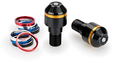 Puig 21293N Short Handlebar Counterweights with Black Ring