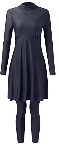 Tankinis Set Badeanzug Frauen Sommer Burkini Muslimische Bademode Weibliche Zweiteiler Badeanzug Langarm Strand Badeanzug Badeshorts Damen