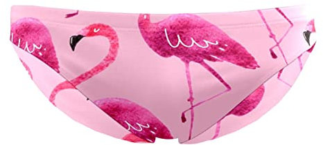 VBFOFBV Costumi da Bagno da Uomo, Slip da Bagno da Uomo, Costume da Bagno Jammer da Uomo,Fenicottero Rosa Cartoon Arte Moderna