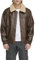 Levi's Herren Men's Faux Leather Aviator Bomber Jacket with Sherpa Collar Jacke, Braun, XXL
