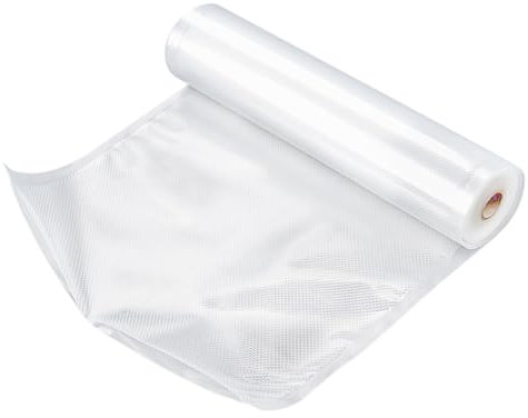 Cozylkx Sacs De Scellage Alimentaire 22cm x 5m, Sacs Alimentaires pour Scelleur sous Vide, Sacs De Scellage sous Vide Non Scellés pour Conserver Les Aliments, Sacs De Congélateur