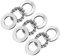 Kozelo 3pcs 51103 Axial-Rillenkugellager - [17mm x 30mm x 9mm] Chromstahl Miniatur-Axiallager mit Unterlegscheibe für den Einsatz in Werkzeugmaschinen