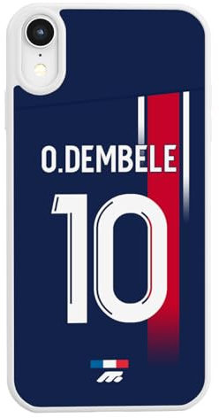 MYCASEFC Coque Football Ousmane Dembele Paris Samsung Galaxy Note 10 Lite. Housse de Football pour Smartphone pour Les Fans de Football - Idée Cadeau - Design de qualité supérieure.