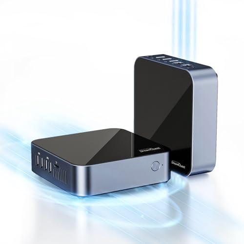 DreamQuest Mini PC 32GB RAM 1TB M.2 SSD, Intel N95 (bis zu 3.40GHz) Desktop Computer Micro Business PC Support 4K HDMI Triple Monitor,2X Gigabit,USB3.2x4/WiFi 5/BT4.2 for Office