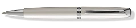 X47-Kugelschreiber No.1, Drehmechanik, edel, kurz: nur 10,5 cm, perlweiß