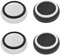 Lot de 4 poignées de pouce antidérapantes et anti-rayures et anti-traces de doigts pour manettes PS5, PS4, Xbox Series X/S, Xbox One, Switch Pro | Comprend 1 manette Freek Galaxy P taille haute, 1 FPS