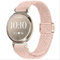 GIOPUEY Strap Compatible with Garmin Lily 2/Claasic/Active, Flexible Nylon Braided Strap, Unisex - Pink
