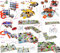 alles-meine.de GmbH Komplettset: 3-D Spielmatte Feuerwehr/Feuerwehrstation incl. Namen - Straße - 1/64 - Verkehrszeichen + Zubehör + Hebebühne + Tankstelle + für Auto/Fahrzeu..