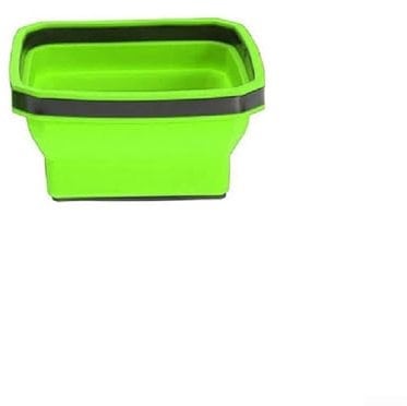 4.5 Inch Collapsible Magnetic Screw Tray Silicone Bowl Tool Part Storage Box Foldable Portable Bowl For Carpentry And Plumbing(green)