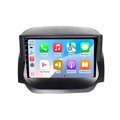 Android 13 Double Din sat nav car screen 9'' car Display for Ford EcoSport Eco Sport 2014-2018 with sat nav BT FM radio rear view camera cooling fan Mirror Link Multimedia-Player(2+32G)
