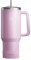 IceDrop® XXL Thermo Cup 1.2L für 12 Stunden kalte oder heiße Getränke I 100% auslaufsicherer Thermobecher mit Strohalm I robuste Trinkflasche mit Strohhalm und Griff I Tumbler Cup - Pink