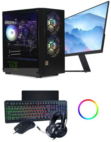 BEDROCK TURBO Gaming PC Bundle: GTX 1080 8GB / i5 9500 4.4GHz / 32GB Memory / 500GB SSD + 2TB HDD / 600mbps Wi-Fi/CiT Meta Case/Windows 11