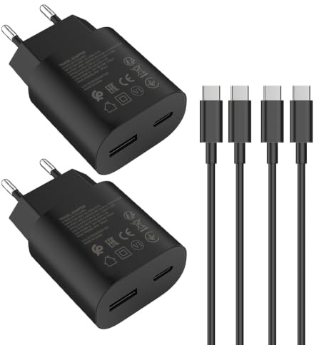 25W USB Caricabatterie veloce 15W USB tipo A Adattatore Per:Samsung | Samsung Galaxy：S25/S24/S23/S22/S21/S20/S10/S10+/S10e/S9/S9+/S8/S8+/A56/A55/A54/A53/A52 /A51/A36/A35/A34/A16/A15/Alimentazione